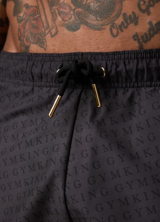 Gym King mężczyźni przystań krótka 4'' TBB0Z163 odzież czarny ok