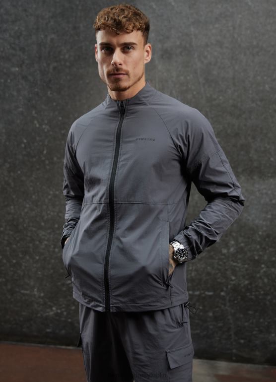 Gym King mężczyźni Użytkowy tkany bombowiec TBB0Z265 odzież grafit