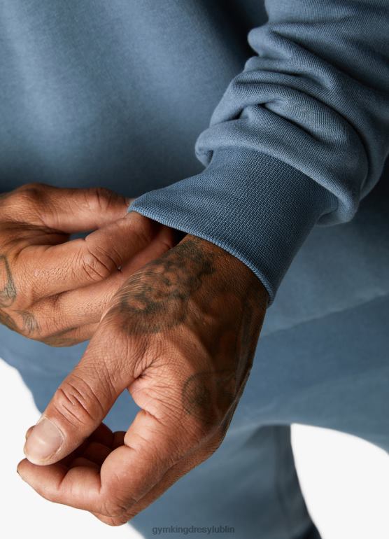 Gym King mężczyźni dres Aventusa TBB0Z237 odzież burzowy błękit