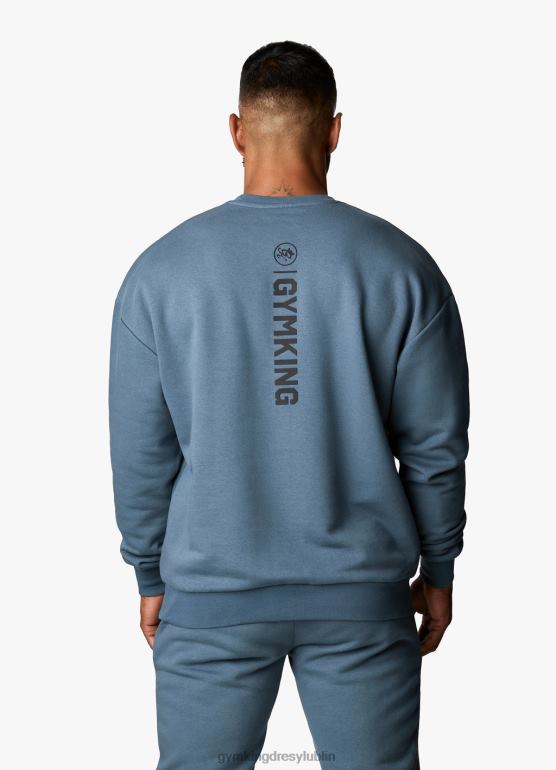 Gym King mężczyźni dres Aventusa TBB0Z237 odzież burzowy błękit