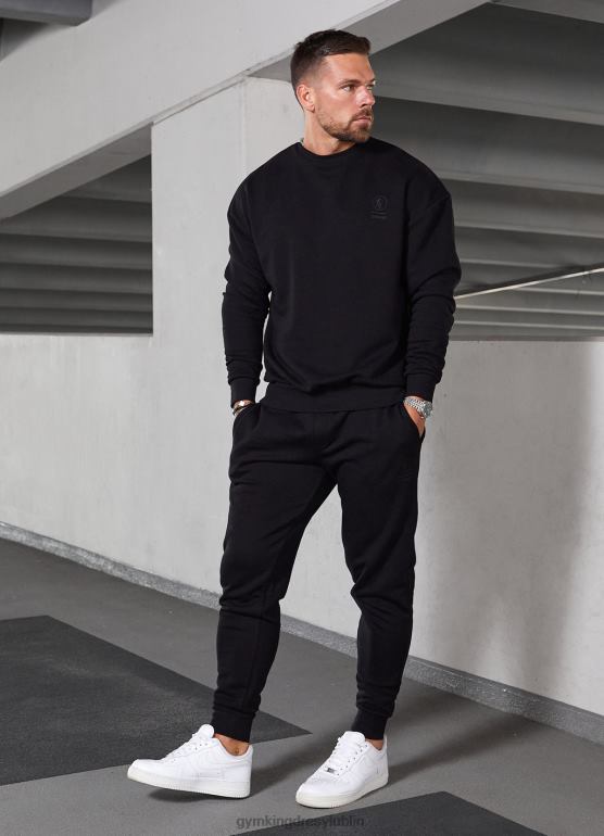 Gym King mężczyźni dres Aventusa TBB0Z238 odzież czarny