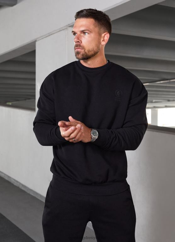 Gym King mężczyźni dres Aventusa TBB0Z238 odzież czarny