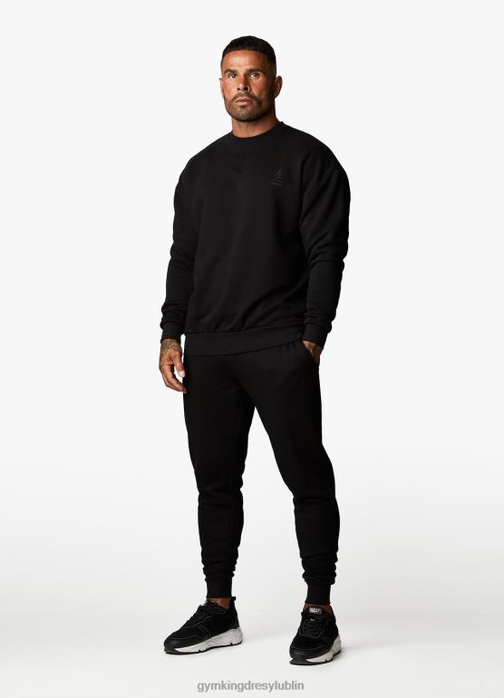 Gym King mężczyźni dres Aventusa TBB0Z238 odzież czarny