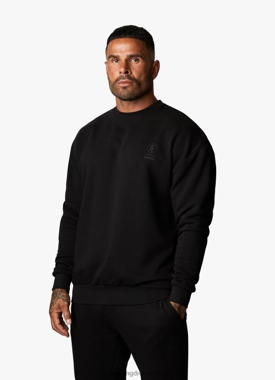 Gym King mężczyźni dres Aventusa TBB0Z238 odzież czarny