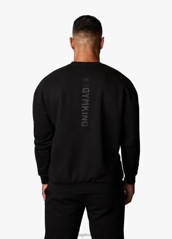 Gym King mężczyźni dres Aventusa TBB0Z238 odzież czarny