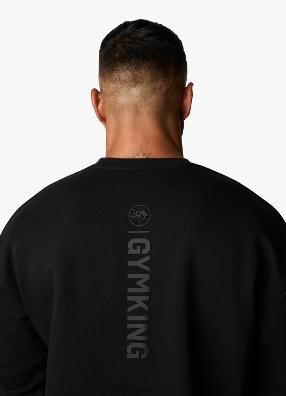 Gym King mężczyźni dres Aventusa TBB0Z238 odzież czarny