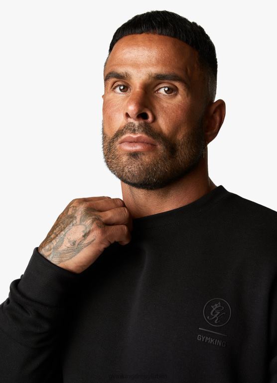 Gym King mężczyźni dres Aventusa TBB0Z238 odzież czarny