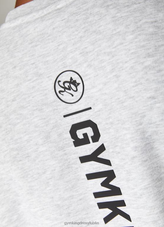 Gym King mężczyźni dres Aventusa TBB0Z239 odzież margiel śnieżny