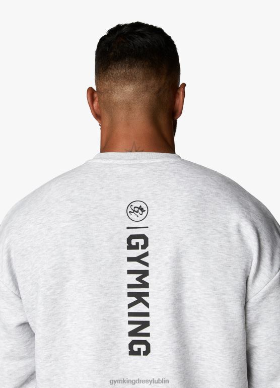 Gym King mężczyźni dres Aventusa TBB0Z239 odzież margiel śnieżny