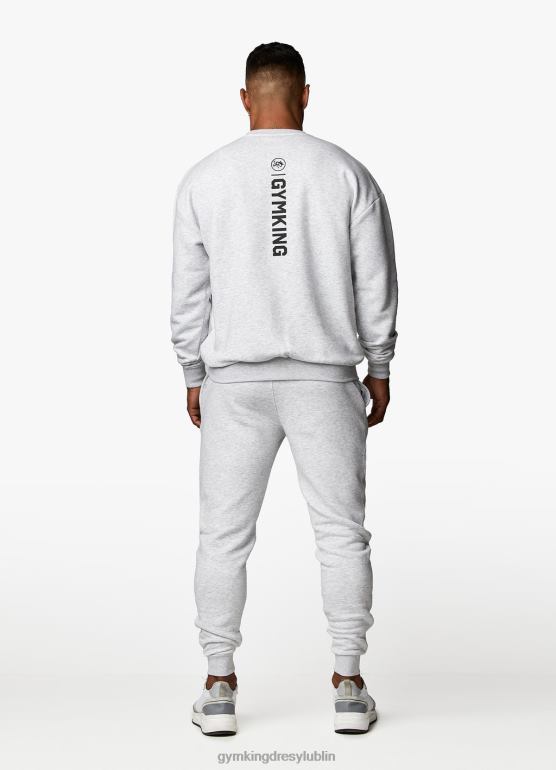 Gym King mężczyźni dres Aventusa TBB0Z239 odzież margiel śnieżny