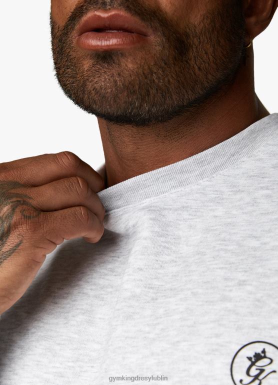 Gym King mężczyźni dres Aventusa TBB0Z239 odzież margiel śnieżny