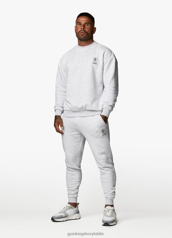 Gym King mężczyźni dres Aventusa TBB0Z239 odzież margiel śnieżny