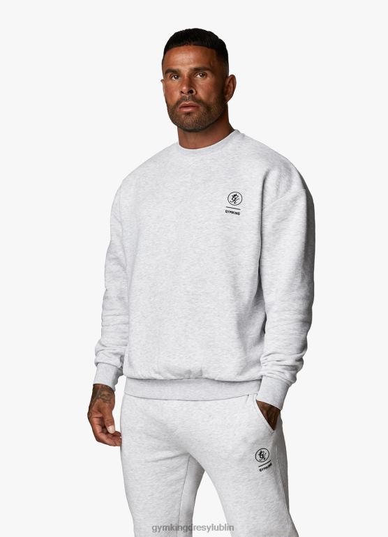 Gym King mężczyźni dres Aventusa TBB0Z239 odzież margiel śnieżny