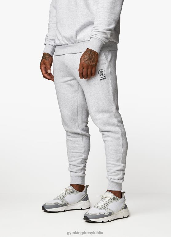 Gym King mężczyźni dres Aventusa TBB0Z239 odzież margiel śnieżny