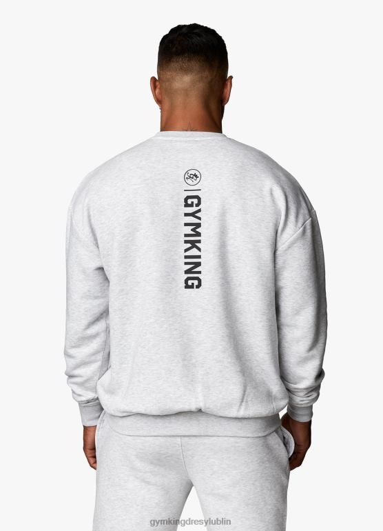 Gym King mężczyźni dres Aventusa TBB0Z239 odzież margiel śnieżny