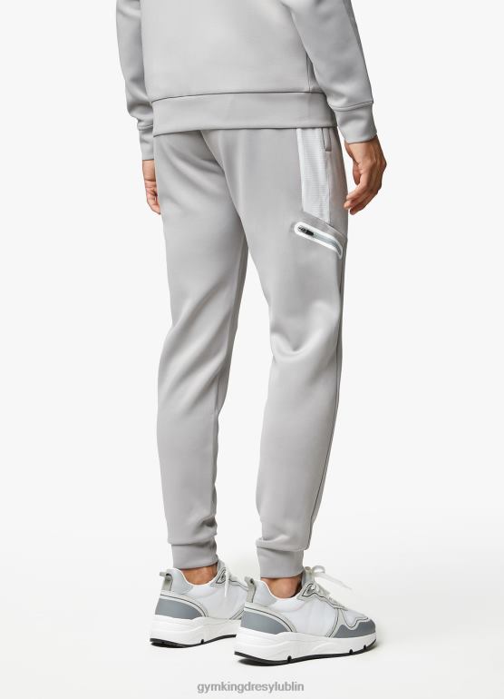 Gym King mężczyźni dres ripstopowy TBB0Z258 odzież cień szary