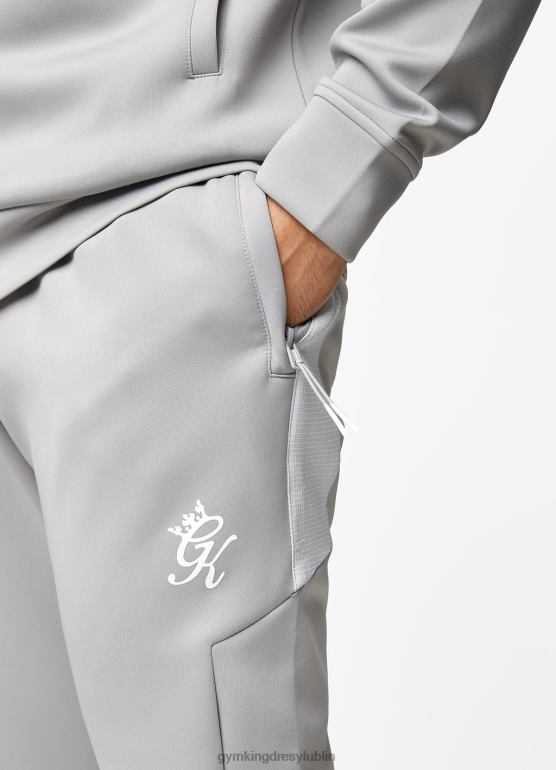 Gym King mężczyźni dres ripstopowy TBB0Z258 odzież cień szary