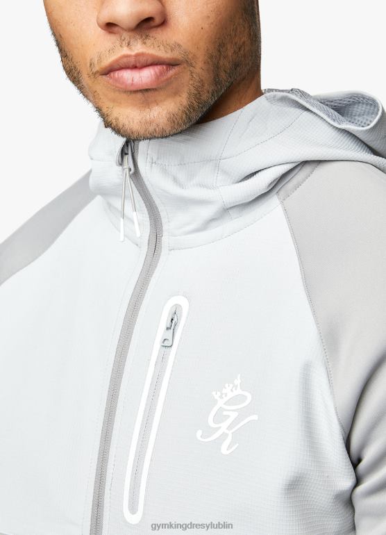 Gym King mężczyźni dres ripstopowy TBB0Z258 odzież cień szary