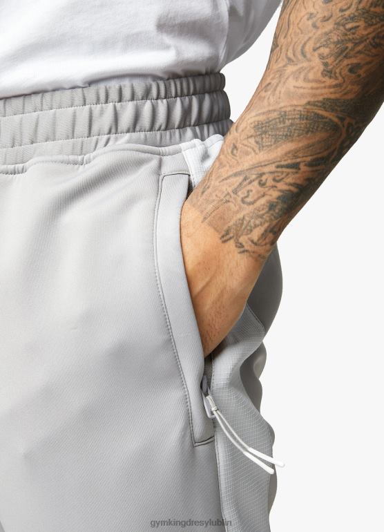 Gym King mężczyźni dres ripstopowy TBB0Z258 odzież cień szary