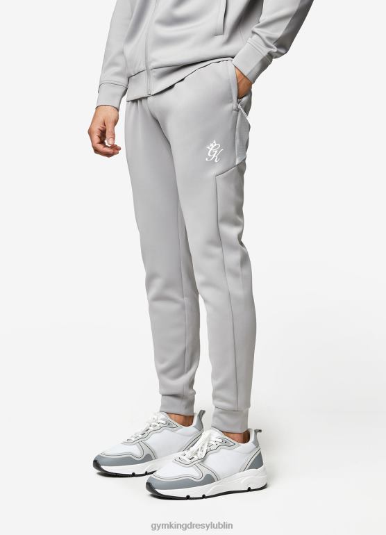 Gym King mężczyźni dres ripstopowy TBB0Z258 odzież cień szary