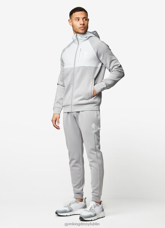 Gym King mężczyźni dres ripstopowy TBB0Z258 odzież cień szary